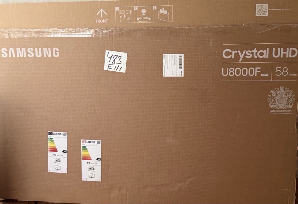 Samsung TV U8000f 58”146cm