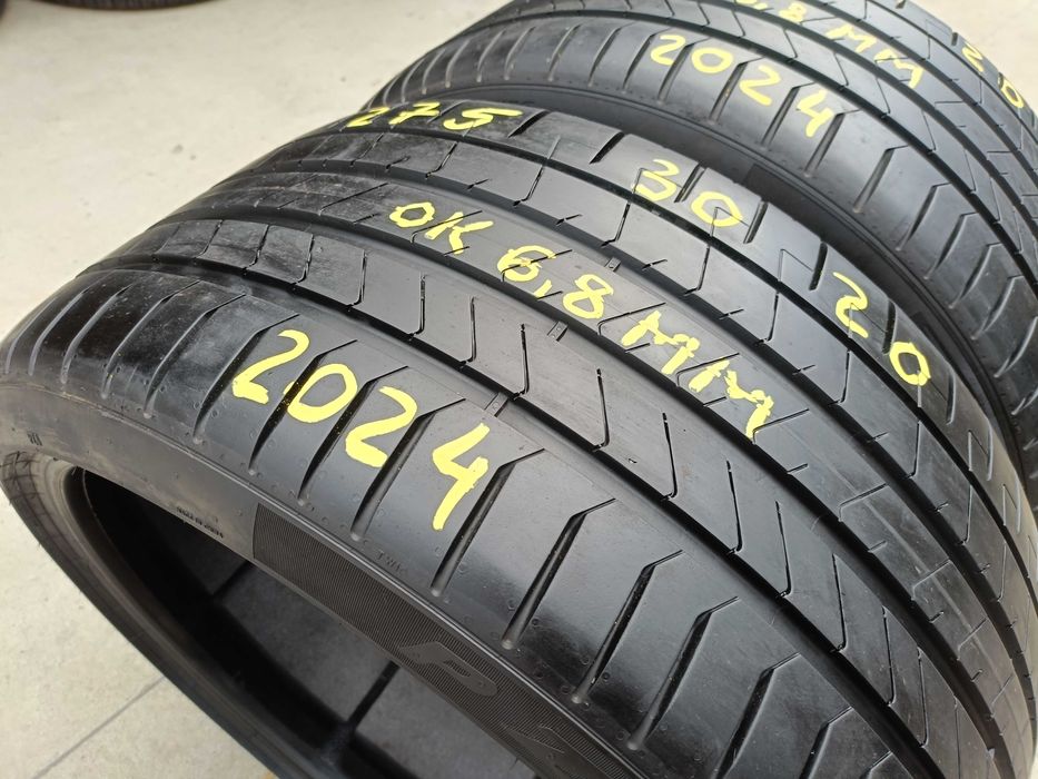Doua anvelope de vara 275 30 20 pirelli p zero p z4 6,8 mm dot 2024