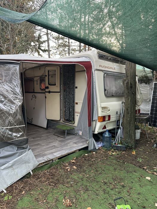 Продавам английска каравана 4 местна Промо цена само до края на януари