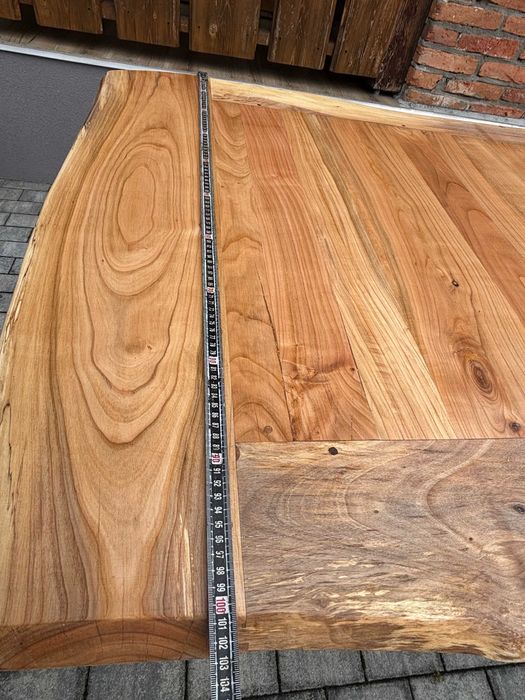 Masă din lemn masiv- Nuc + Cireș