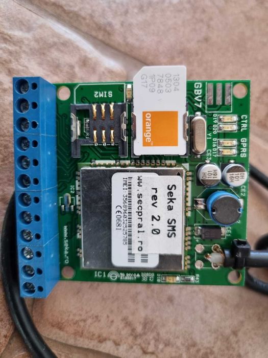 Modul comunicator GSM - Seka SMS rev 2.0