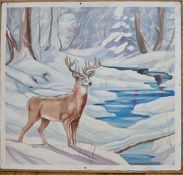 Картина "Олень".