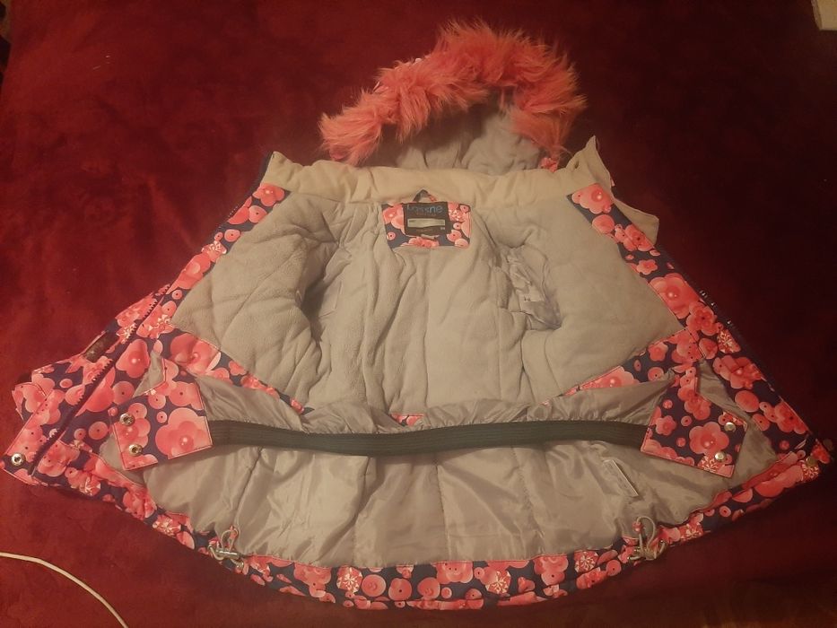 Детский зимний комбинезон на девочку