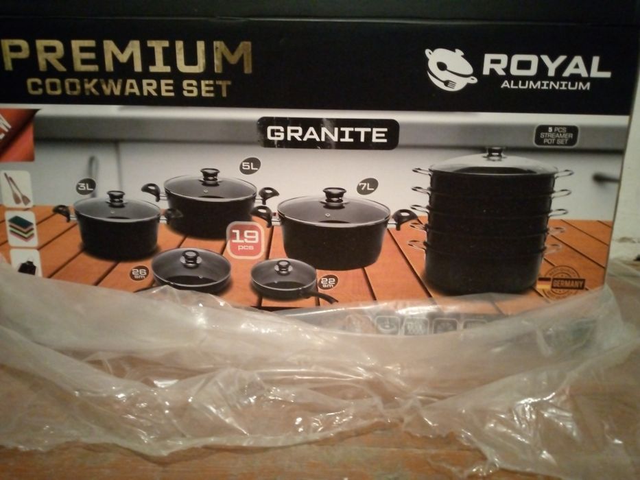 Royal aluminum granite qozonlari