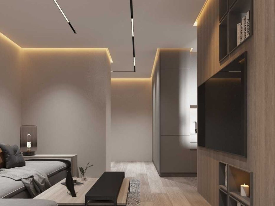 Теневые, парящие профили для гипсокартона - много разных моделей