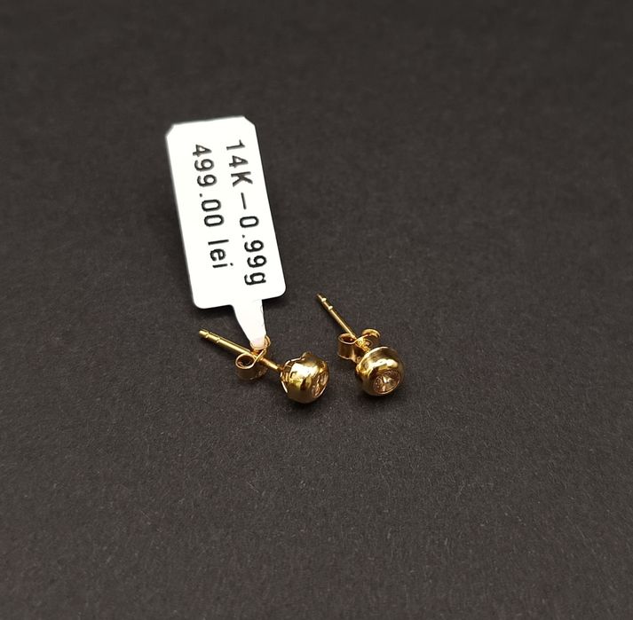 Cercei Aur 14k/585.  0,99 gr