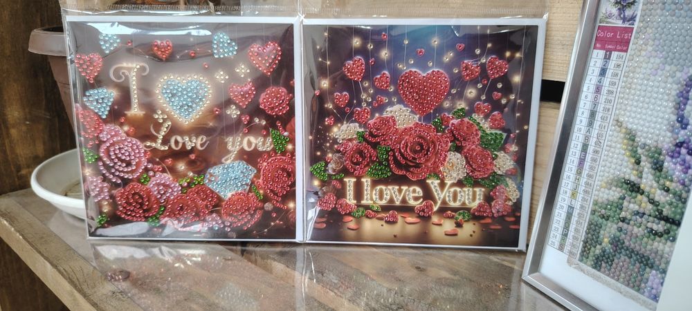 Ръчно изработено диамантени картички!