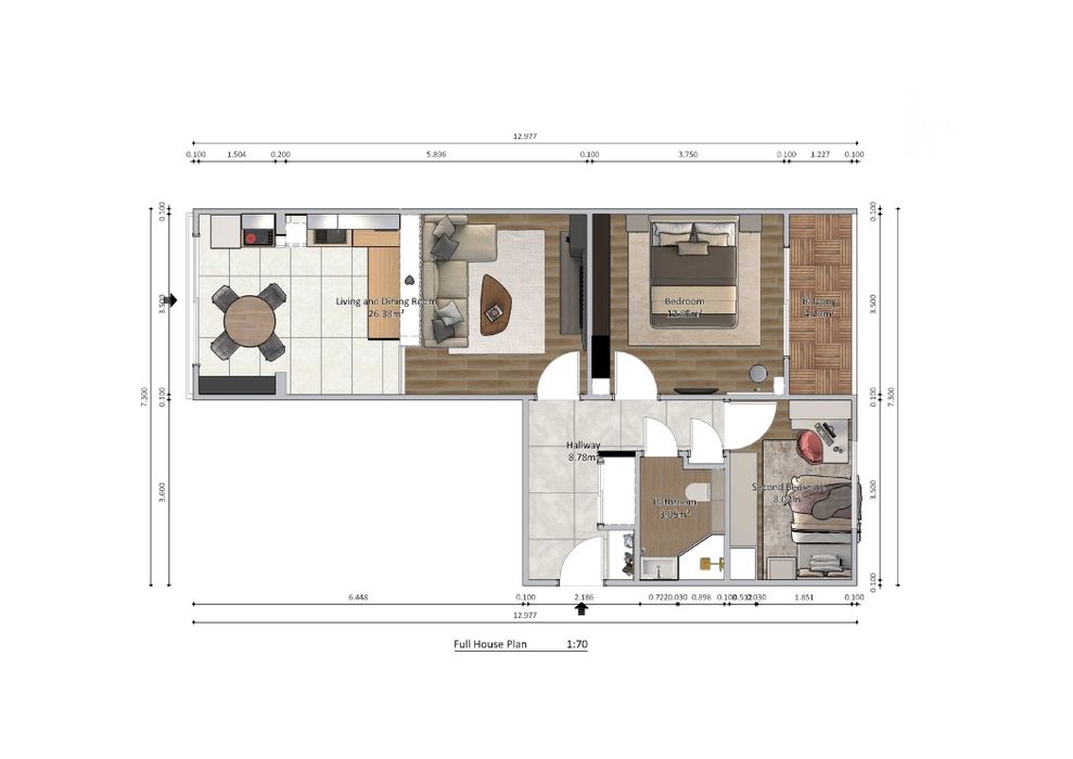 Продава се Двустаен апартамент в София, Младост 1А - 70 кв.м за 1530 €/кв.м - Снимка #13