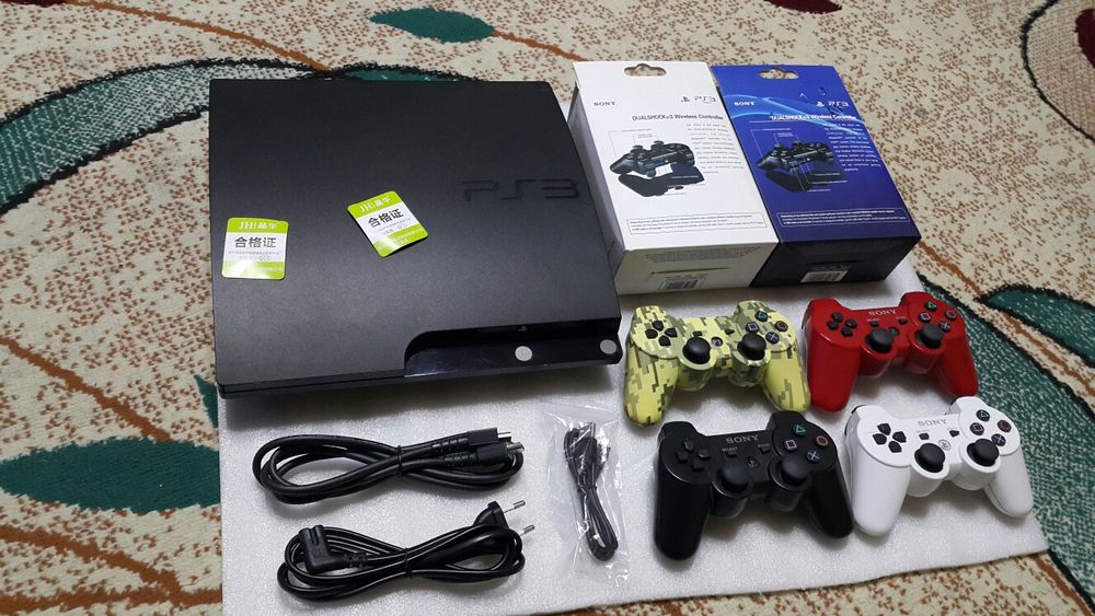 AKSIYA!!! Playstation 3 SLIM + 2ta Yengi Joystick +30 ta Top O'yin.