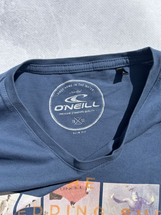 Tricou O'Neill albastru print mare surfboard marimea L