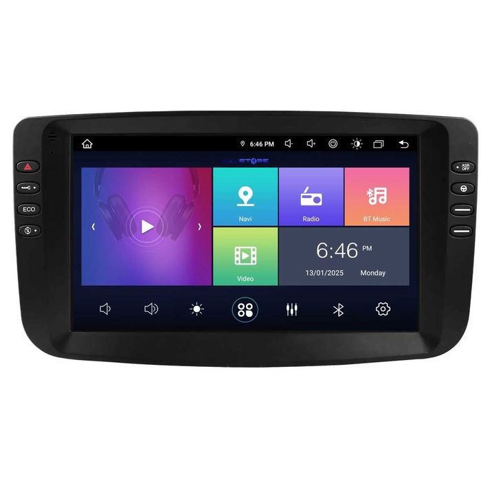 Navigatie Dedicata Fiat Linea, Punto (2012-2018), 9Inch, WiFi, Carplay