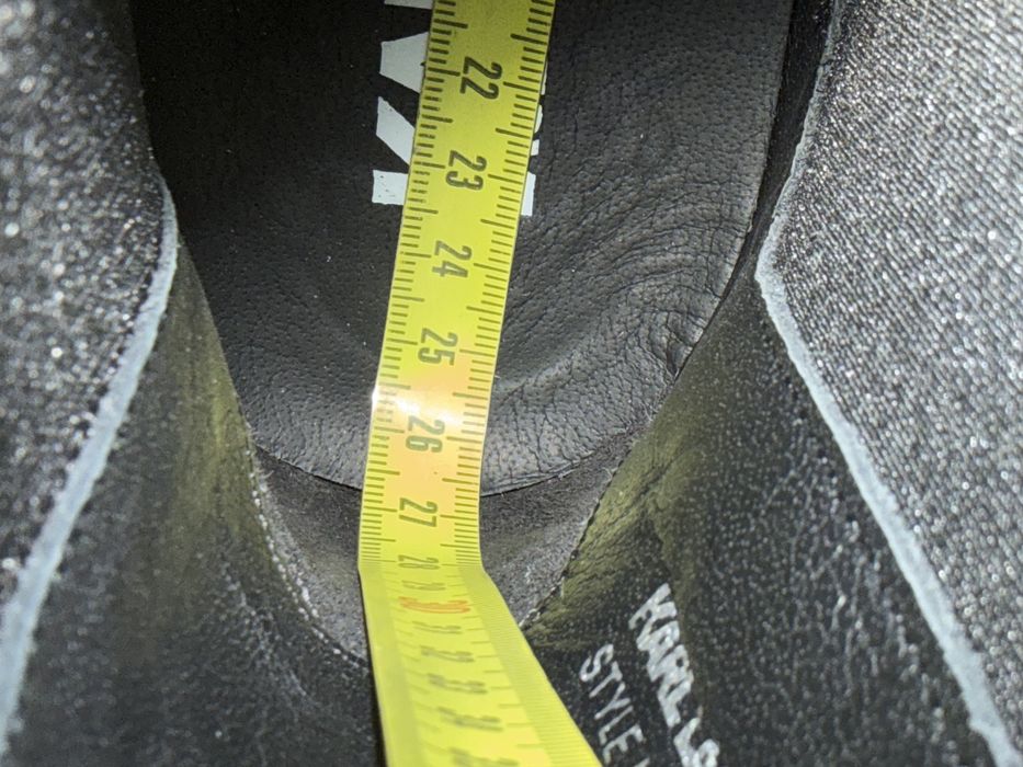 Karl Lagerfeld Boots cizme barbati piele neagra marimea 41 noi