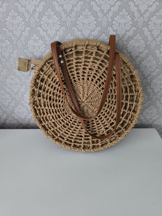 Сумка плетеная из ротанга