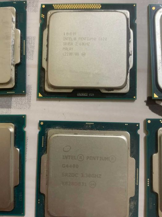 Дешевые, рабочие Процессоры Intel Pentium, серия G