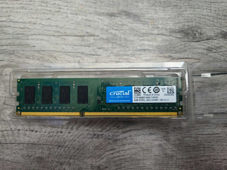 Оперативная память,ОЗУ, DDR3, 4GB,Crucial