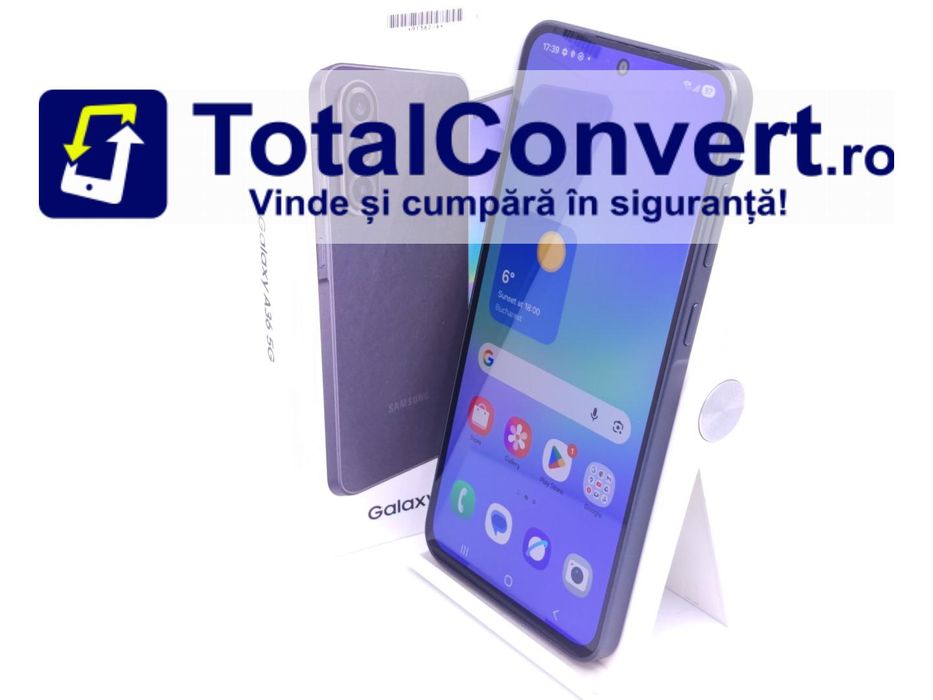 Samsung A36 128GB Awesome Black 6GB Dual, Garantie 24 luni | #D91382