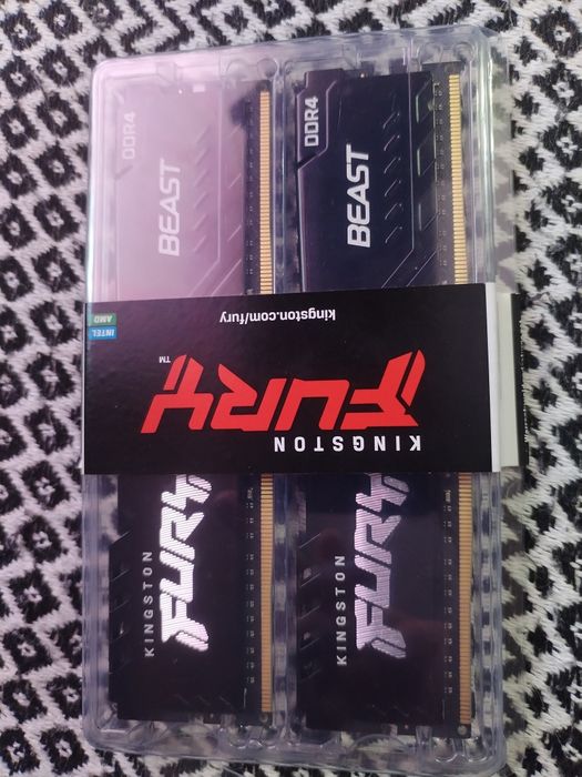 Оперативная память Kingston Fury Beast KF432C16BBK2/32