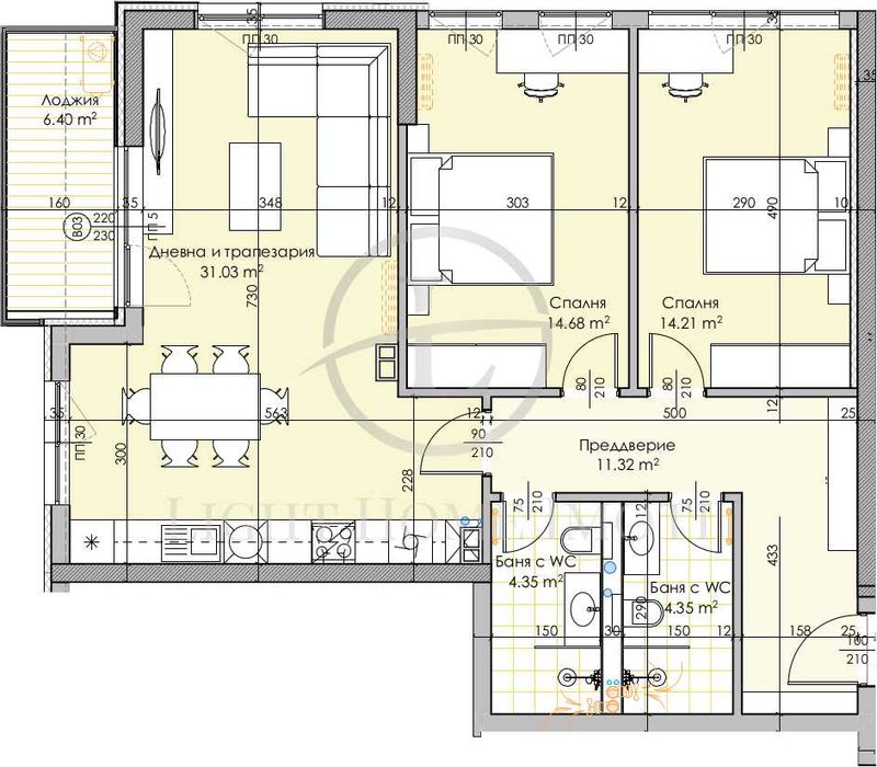 Продава се Тристаен апартамент в Пловдив, Кършияка - 121 кв.м за 1429 €/кв.м - Снимка #4