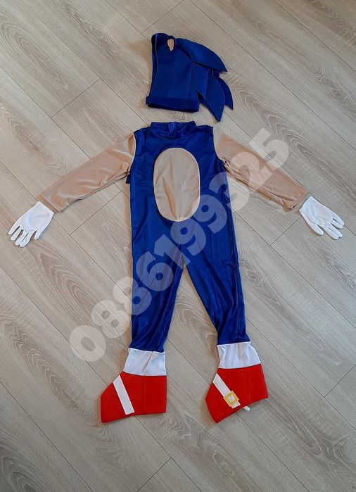 Детски костюм Соник , Подходящ за Хелуин