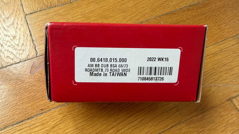 Monobloc pedalier SRAM DUB BSA 68/73