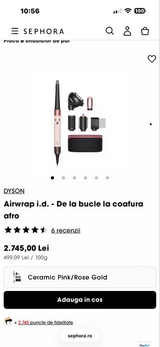 Dyson airwrap hs08 nou original italia