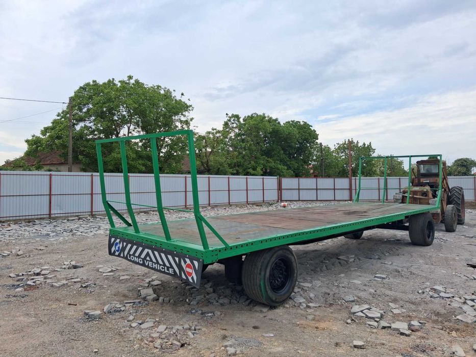Vand trailer platforma baloti