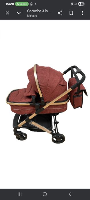 Carucior 3 in 1 bebelusi