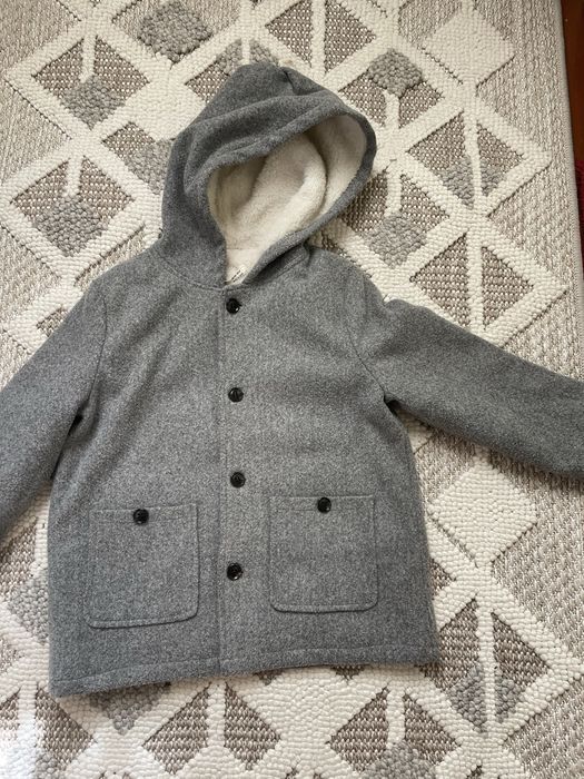 Пальто и джинсы тёплые