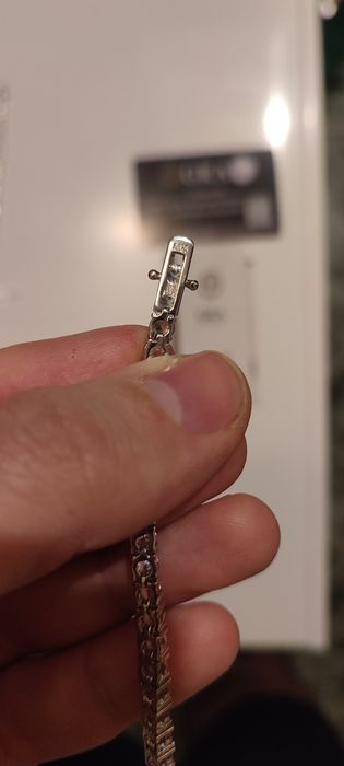 Brățară Tennis Moissanite argint 925 100% nou cu certificat autentic