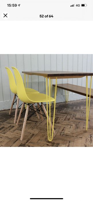 Picioare Hairpin 3 tije (masa cafea, cabinet, living, bucatarie, DIY)