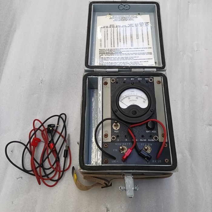 Voltmetru Apex Airtronics TS-26B/TSM Voltmetru Militar Armata SUA