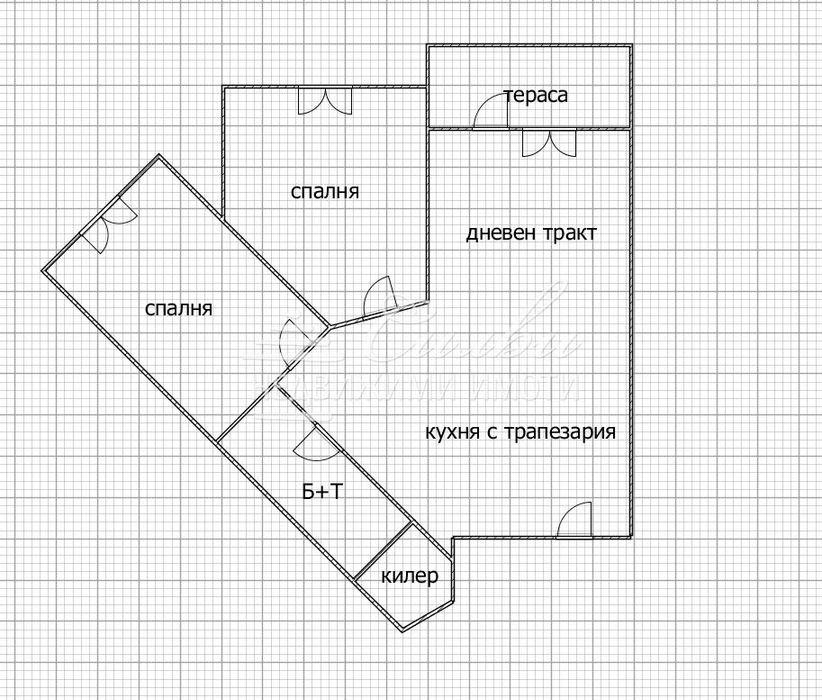 Тристаен апартамент НОВО СТРОИТЕЛСТВО - кв. Тракия