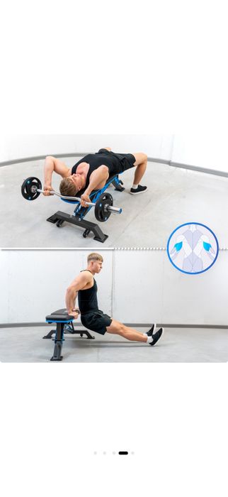 Banca profesionala noua reglabila piept Umeri, Drept,Inclinat,Declinat