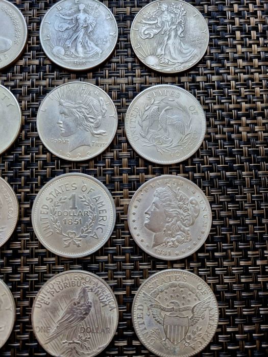 Монети one dolar, 1 долар - 16 бр.