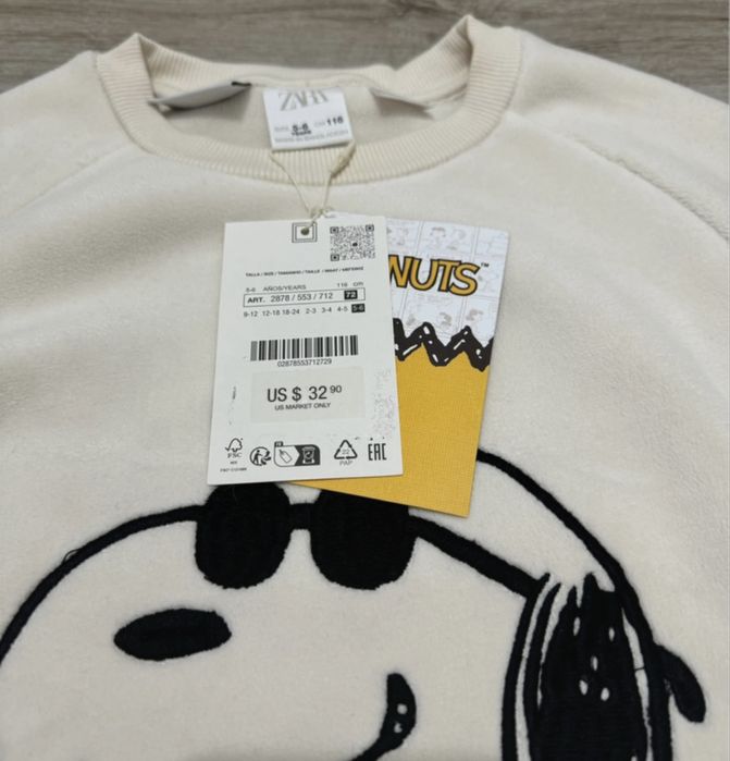 Pulover Zara Snoopy