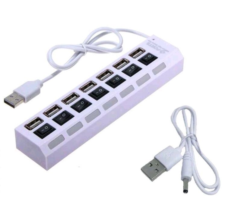 Разклонител Зарядно за USB 7 порта