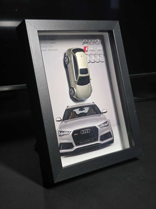 Tablou decorativ 20x15 cm cu Audi RS6 Avant .