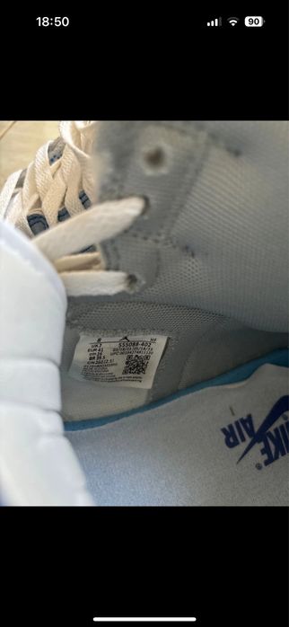 Nike Air Jordan 1 Retro High Hyper Royal Smoke Grey