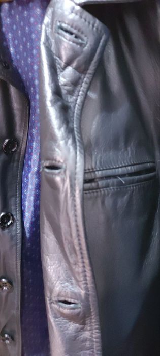 Кожаный пиджак куртка
