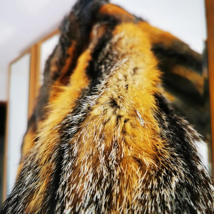 Haină blană naturală de damă vulpe