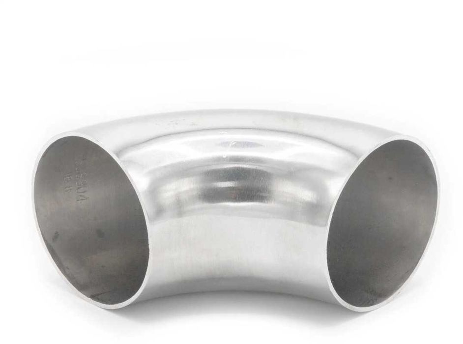 Отвод алюминиевый 90 град., Диаметр: 48 мм, Стенка: 4 мм