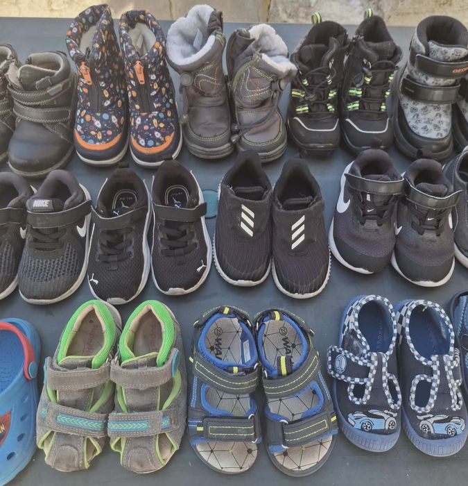 Детски обувки  сандали ботуши 22 , 23  Nike Puma Adidas crocs lego