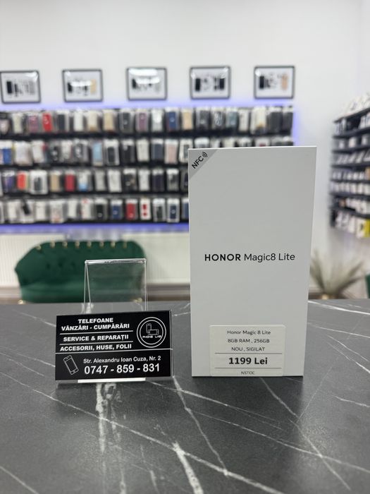 Honor Magic 8 Lite | 8Gb , 256Gb | NOU | Sigilat | 2 Ani Garantie! | phonelab.ro