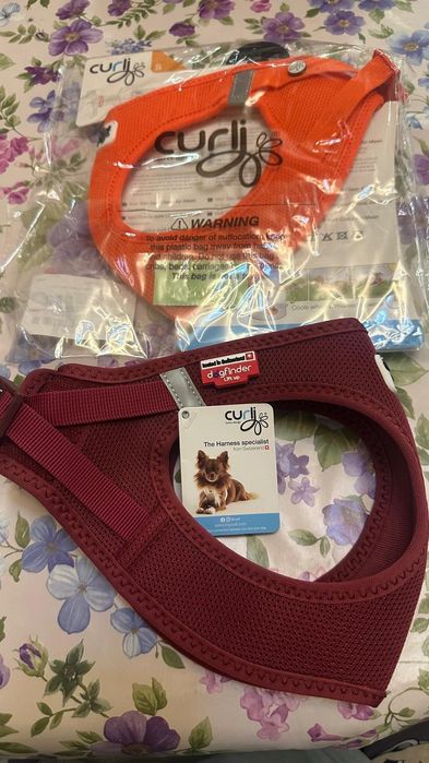 Ham cățel Curli mărime S nou