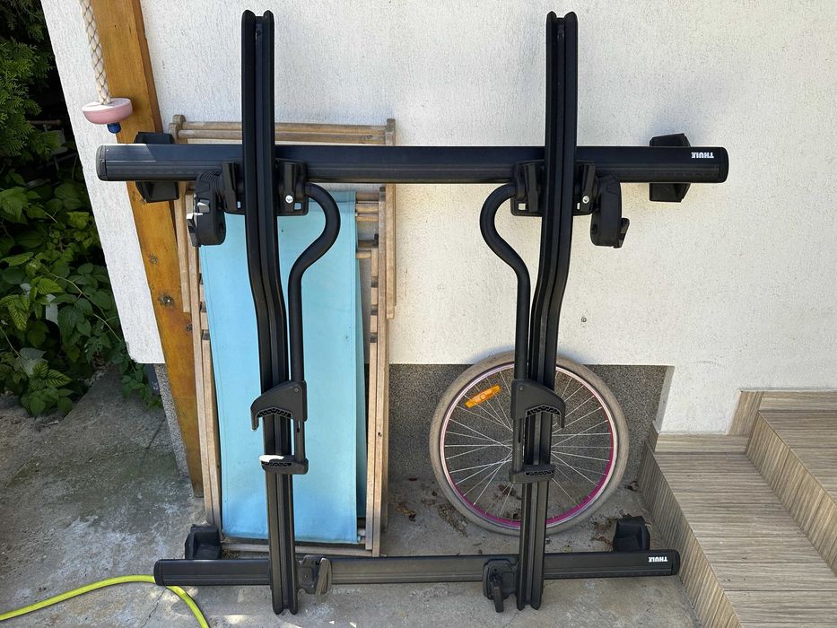 Set complet Thule Mondeo Mk5: 2× ProRide 598 + WingBar Evo 135 negru (711420) + Evo Clamp 7105 + kit 5020, toate cheile incluse