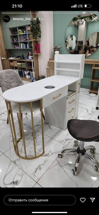 Manikyur stol loft маникюрный стол лофт