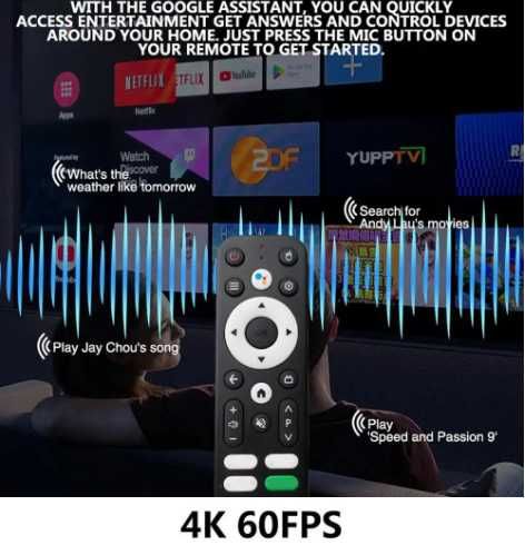 D9S ATV 2.4G 5.0G тв бокс Четириядрен ARM Cortex-A53 2GB RAM 8GB 4к