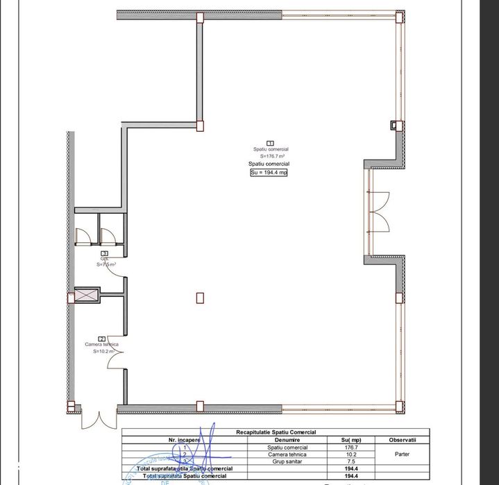 Spatiu comercial premium cu vizibilitate excelenta si 10 parcari – Z