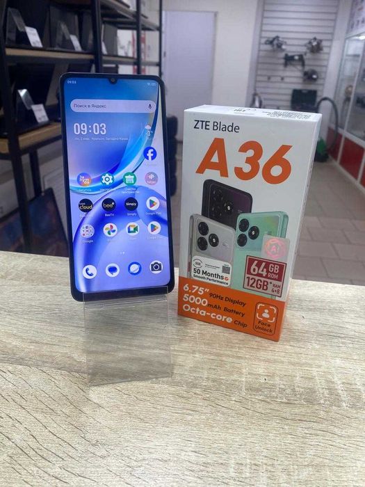 СВ-47/Сотовый телефон ZTE Blade A36 64gb/sk154561