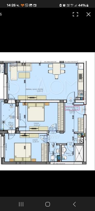 Продава се Тристаен апартамент в Стара Загора, Операта - 121 кв.м за 621 €/кв.м - Снимка #8